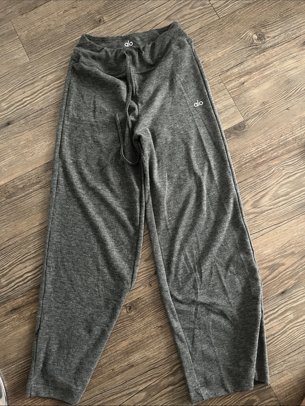 ALO Yoga Kids Charcoal Heather Joggers